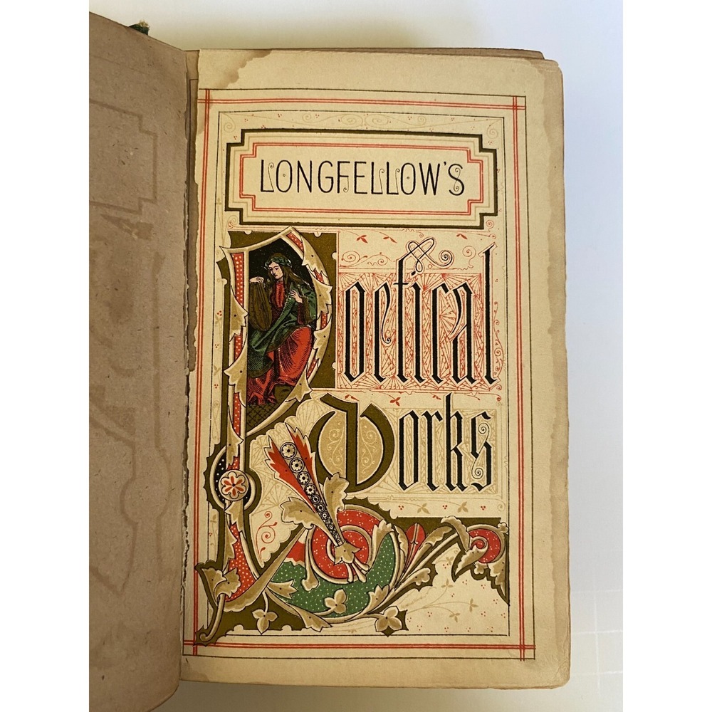 Henry Wadsworth Longfellow's‎ Poetical Works William P. Nimmo Edinburgh